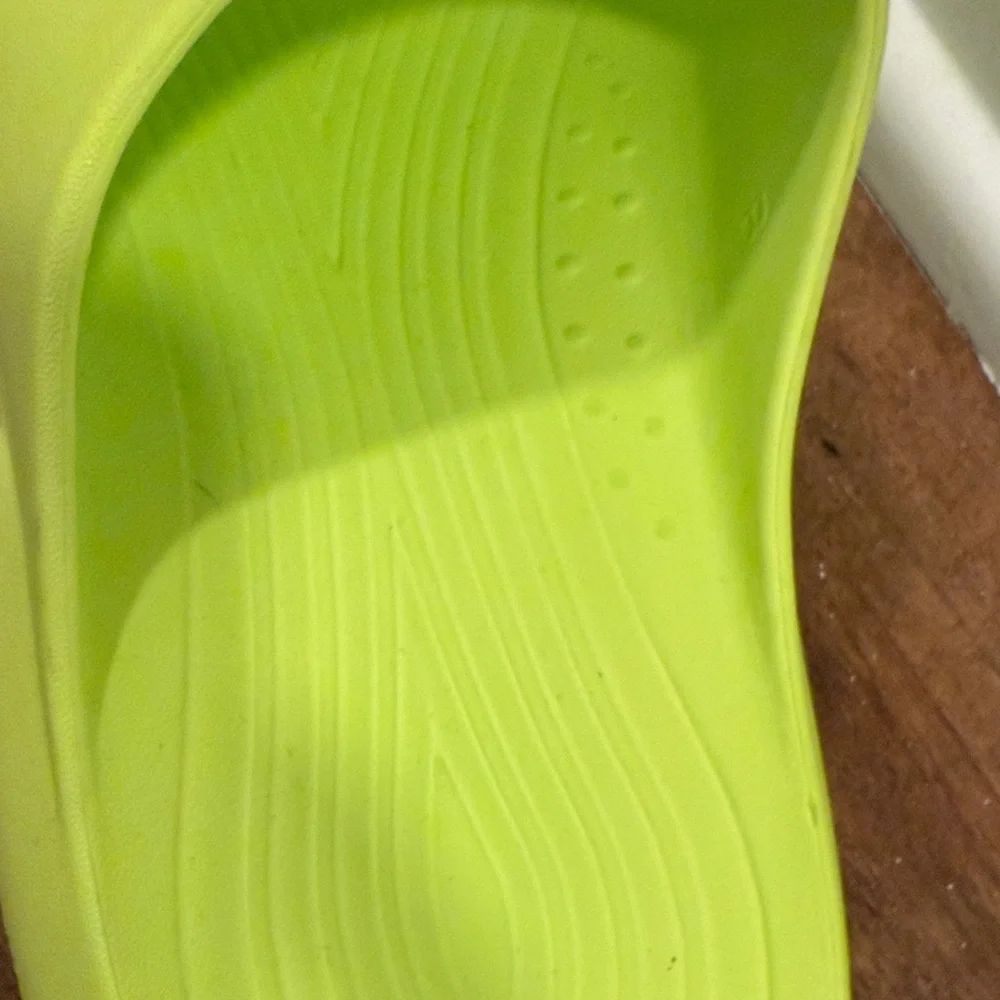 Versace Jeans Couture Neon Yellow Sandals - Picture 5 of 7